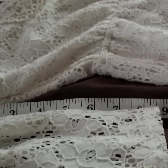 COPY - Pure White Crochet Mini-Dress - Picture 3 of 14